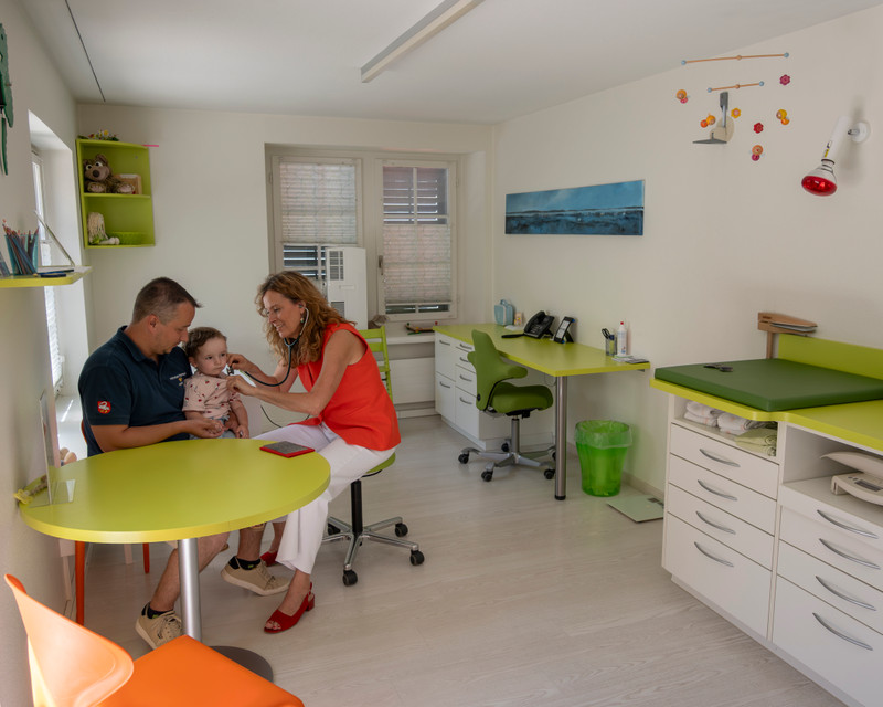 Sprechzimmer Grün